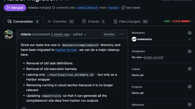 Migrating CompileBench to Harbor: standardizing AI agent evals