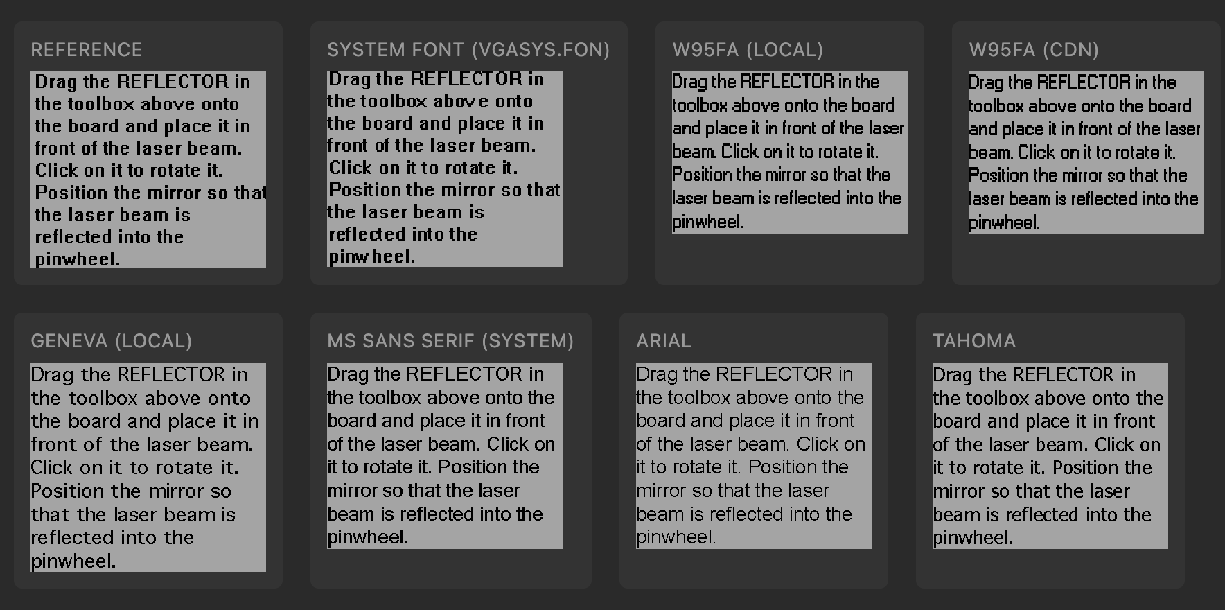 Pixelwise comparison with screenshots