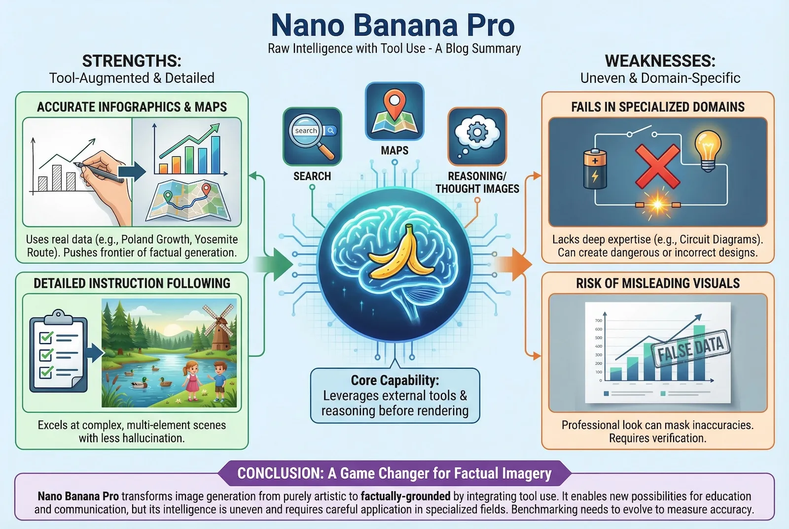 Infographic about Nano Banana Pro generated by Nano Banana Pro itself