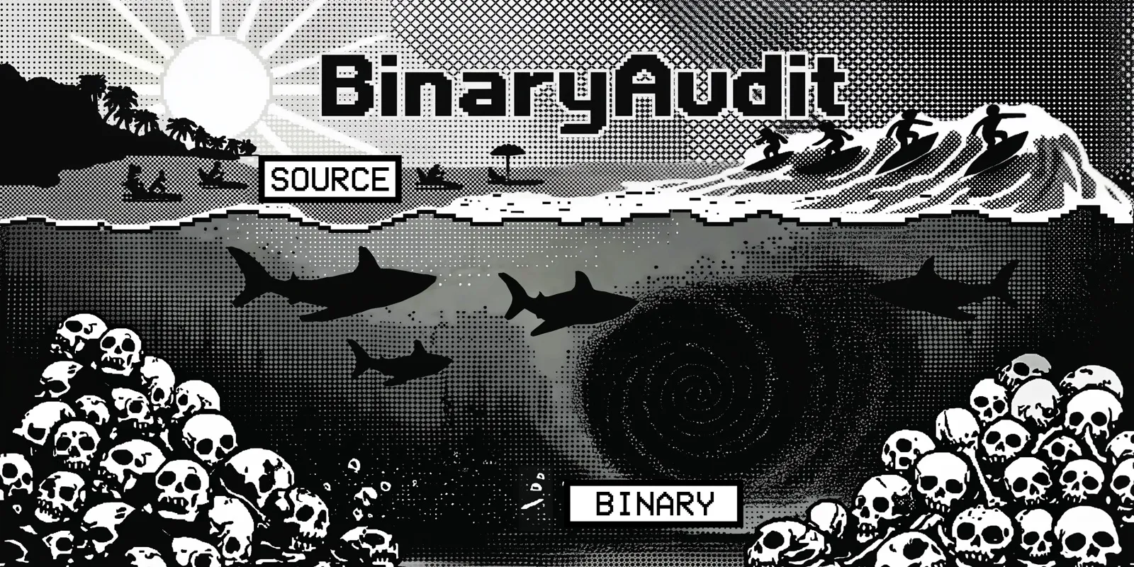 BinaryAudit benchmark artwork